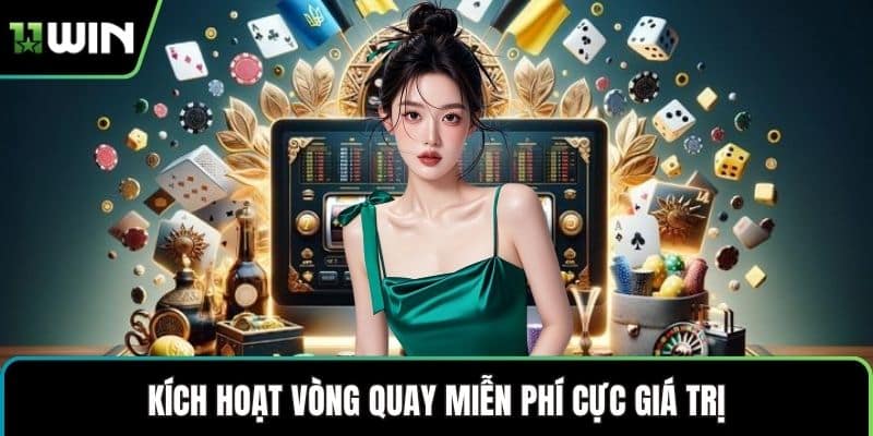 Kích hoạt vòng quay miễn phí cực giá trị