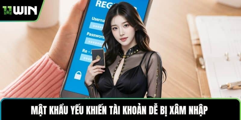 Mật khẩu yếu khiến tài khoản dễ bị xâm nhập